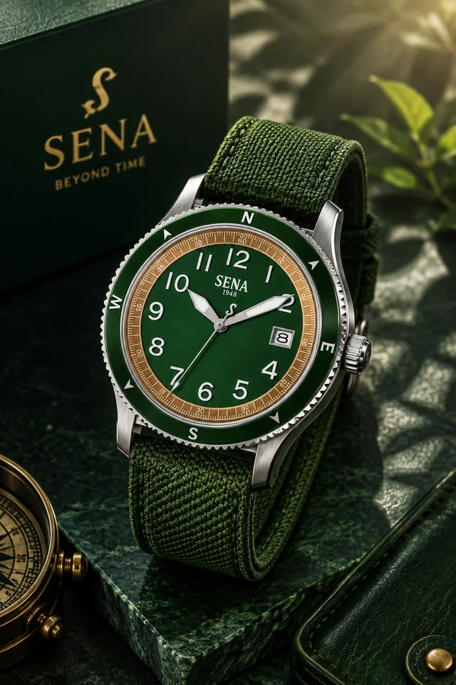 Green SENA Warisan 3-Hands Date