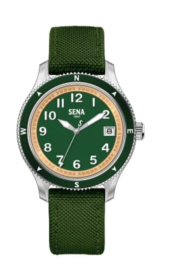 SENA Warisan 3-Hands Date Ladies, Green