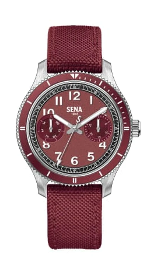 SENA Warisan 2-Eyes Multi-Function Ladies, Burgundy