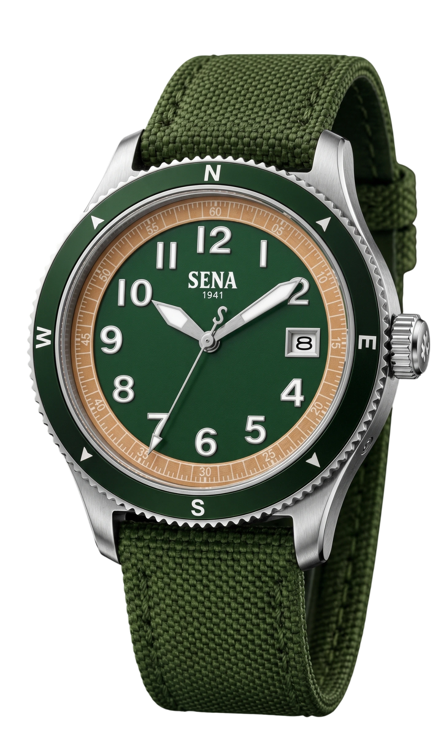 SENA 3-Hands Date Gents, Green
